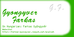 gyongyver farkas business card